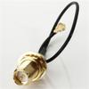 7cm UFL to Reversed Polarity SMA Connector Antenna Pigtail Cable IPX to Reversed Polarity SMA Female SMA to IPX 1.13 Cable view 3