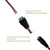 10 x Male + 10 x Female 2.1x5.5mm DC Power Cable Jack Adapter Connector Plug Led Strip CCTV Camera Use 12V view 3