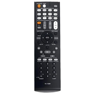 RC-709M Replacement Remote for Onkyo AV Receiver TX-SR506 TX-SR506S TX-SR576 TX-SR576S TX-SR506B RT24140709 TXSR576 TXSR576S TXSR506B RT24140709 TXSR506 TXSR506S