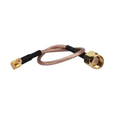 SMA Male to MCX Male Right Angle Connector for Computer WLAN Network RF Antenna RG316 Copper Cable 30cm