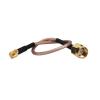 SMA Male to MCX Male Right Angle Connector for Computer WLAN Network RF Antenna RG316 Copper Cable 30cm view 1