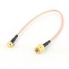 SMA Male to MCX Male Right Angle Connector for Computer WLAN Network RF Antenna RG316 Copper Cable 30cm view 2