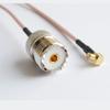 30CM UHF SO239 PL259 Female to MCX Male Right Angle Connector RG316 Coax RF Cable view 4