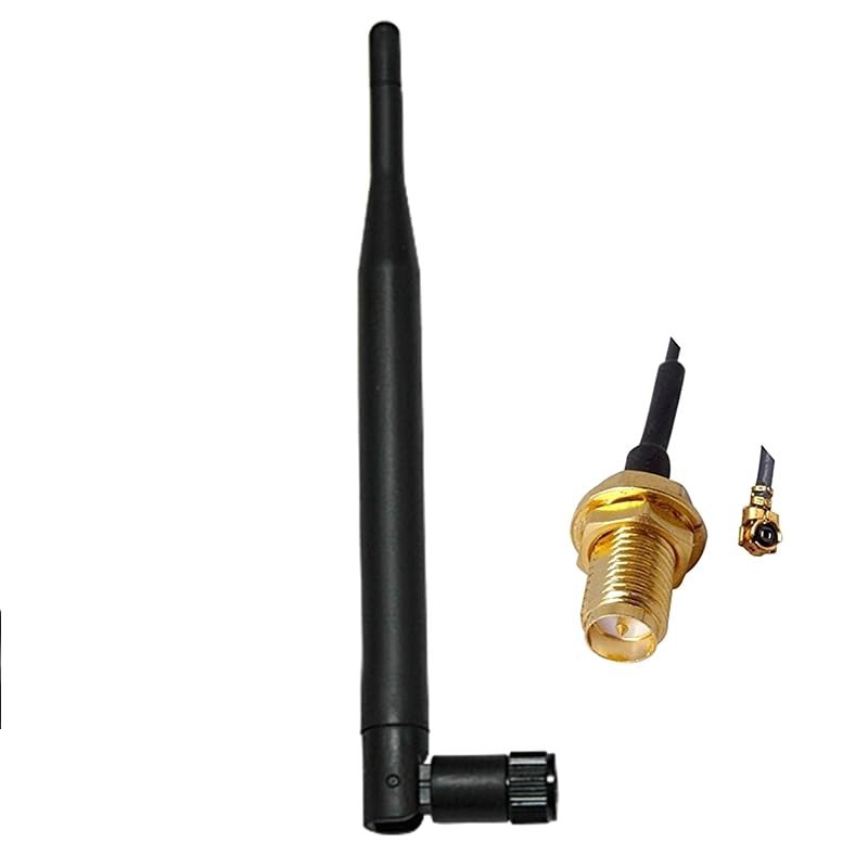 10Pcs 868 MHz 5dBi Reversed Polarity SMA Male Antenna Reversed Polarity SMA Male Radio Receivers Antenna+15cm Reversed Polarity SMA Female to IPX Cable