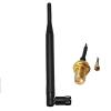 10Pcs 868 MHz 5dBi Reversed Polarity SMA Male Antenna Reversed Polarity SMA Male Radio Receivers Antenna+15cm Reversed Polarity SMA Female to IPX Cable view 1