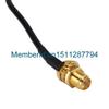 2M External Antenna Extension Cable with Reversed Polarity SMA Male to Reversed Polarity SMA Female Connector view 4