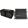 KICKER Dual 12 Inch Comp Bass Package 50DCWC122 with CXA8001 Bundle view 1