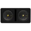 KICKER Dual 12 Inch Comp Bass Package 50DCWC122 with CXA8001 Bundle view 3