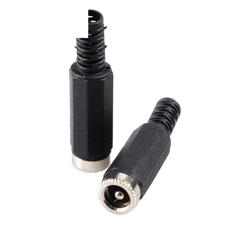 10Pcs 5.5mm x 2.1mm Female DC Power Socket Jack Solder Connector Adapter