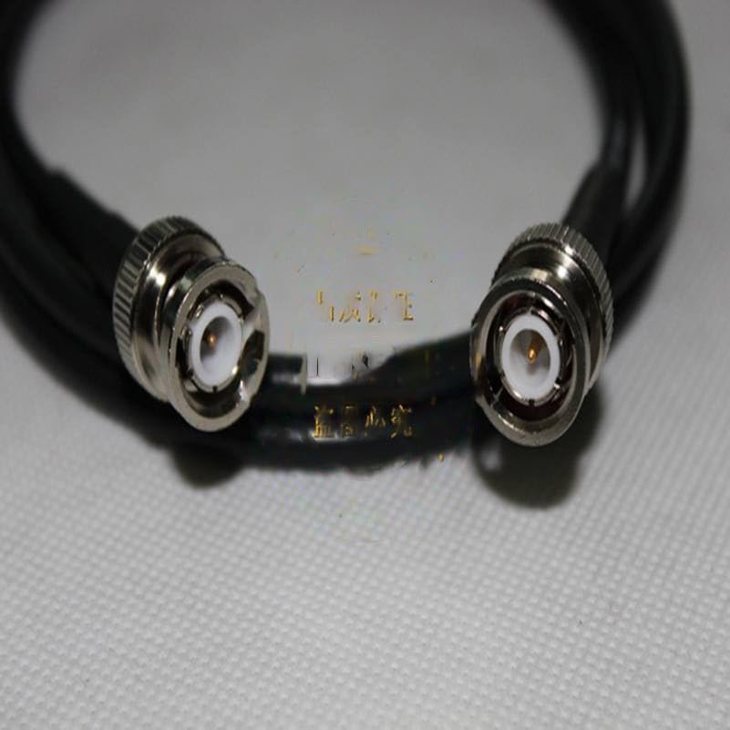 2Pcs 1.5m CCTV RF Cable BNCJJ BNC Male to BNC Male Plug Pigtail Cable RG58 for Monitor Supervisor