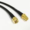 10CM Pigtail Jumper Cable RG58 Reversed Polarity SMA Female to Reversed Polarity SMA Male RF Adapter Connector view 3