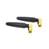 2Pcs SMA Male Rubber Antenna 868Mhz 2dbi SMA Plug Male Male Right Angle for Router view 1