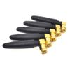 2Pcs SMA Male Rubber Antenna 868Mhz 2dbi SMA Plug Male Male Right Angle for Router view 2