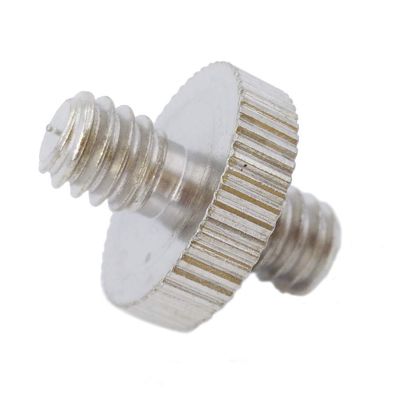 2pcs Screw Adapter 1/4" Male to 1/4" Male Screw Mounting Converter for Tripod Monopod DSLR Camera - (As Show)