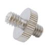 2pcs Screw Adapter 1/4" Male to 1/4" Male Screw Mounting Converter for Tripod Monopod DSLR Camera - (As Show) view 1