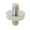 2pcs Screw Adapter 1/4" Male to 1/4" Male Screw Mounting Converter for Tripod Monopod DSLR Camera - (As Show) view 2