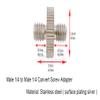 2pcs Screw Adapter 1/4" Male to 1/4" Male Screw Mounting Converter for Tripod Monopod DSLR Camera - (As Show) view 4