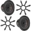 Kicker (2) 48CWR82 CompR 8" Subwoofer, DVC, 2-ohm - Includes Grill view 1