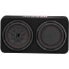 Kicker (2) 48TCWRT102 CompRT 10" subwoofer in Thin Profile Enclosure, 2ohm with Speaker Wire Bundle view 4