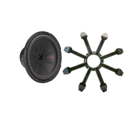 KICKER 48CWR124 CompR 12" Subwoofer, DVC, 4-ohm - Includes Grill