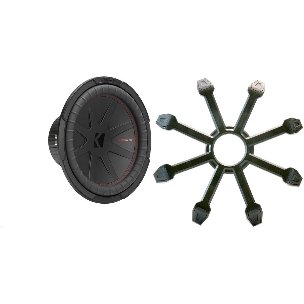 KICKER 48CWR124 CompR 12" Subwoofer, DVC, 4-ohm - Includes Grill