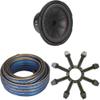 Kicker 48CWR104 CompR 10" Subwoofer, DVC, 4-ohm - Includes Speaker Wire & Grill view 1