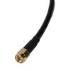 SMA Male to Reversed Polarity SMA Female GPRS GSM 3G Device Antenna Extension Cable 12M RG58 view 1
