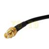 SMA Male to Reversed Polarity SMA Female GPRS GSM 3G Device Antenna Extension Cable 12M RG58 view 3