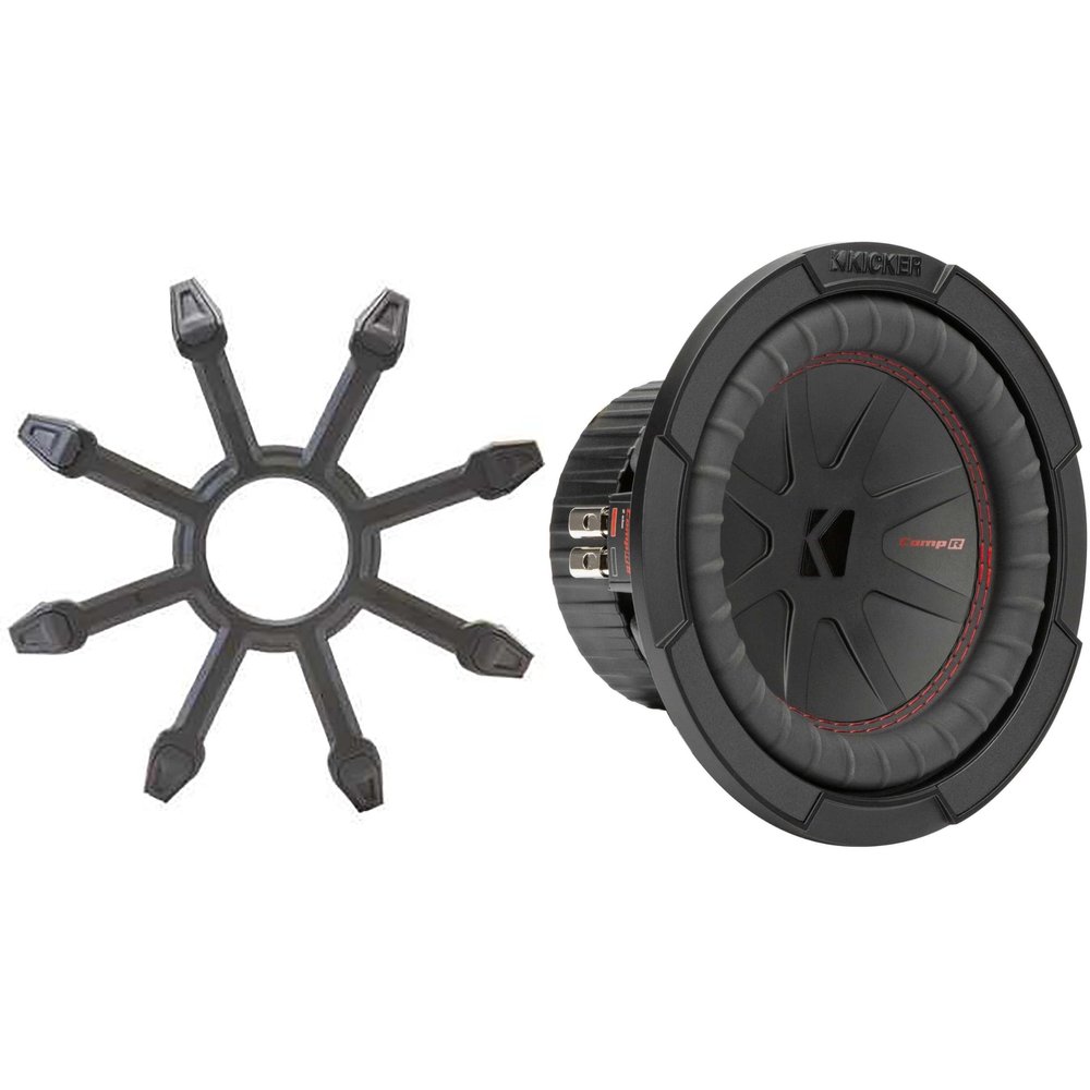Kicker 48CWR84 CompR 8" Subwoofer, DVC, 4-ohm - Includes Grill