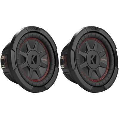 KICKER (2 48CWRT674 CompRT 6.75" Subwoofer, DVC, 4-ohm Bundle
