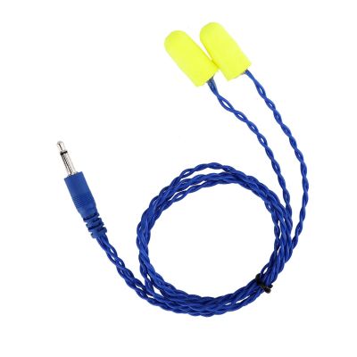 Naroote Ear Plug Headphones for Work, Hidden Earbuds for Work Auto Racing Mini Noise Reduction Foam Earbud Mono Speakers with 1/8 Monophonic Plug Earplug Headphones for Listening Music