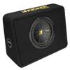 Kicker (2) 50TCWC104 CompC 10" Subwoofer in Thin Profile Enclosure 4-Ohm w/Speaker Wire view 2