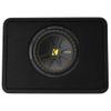 Kicker (2) 50TCWC104 CompC 10" Subwoofer in Thin Profile Enclosure 4-Ohm w/Speaker Wire view 3