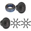 Kicker (2) 48CWR82 CompR 8" Subwoofer, DVC, 2-ohm - Includes Speaker Wire & Grill view 1