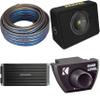 Kicker 10 Inch Comp Truck Bass Package 50TCWC102 with 47KEY500.1, Bass Knob & Speaker Wire Bundle view 1