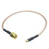 10Pcs 15CM RF MMCX to SMA Cable RF SMA Male to MMCX Male Right Angle Lead RG178 Antenna Extension Cable view 2