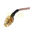 Reversed Polarity SMA Female to Female Connector for Computer WLAN Network RF Antenna RG316 Copper Cable 50cm view 3