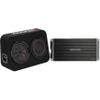 KICKER 48TCWRT672 CompRT 6" subwoofer in Thin Profile Enclosure, 2ohm with 47KEY5001 Amp Bundle view 1