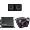 Kicker Comp R 12 Inch Dual Subwoofer in Vented Enclosure Package with 46CXA8001 Amplifier & Bass Knob view 1