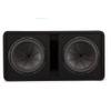 Kicker Comp R 12 Inch Dual Subwoofer in Vented Enclosure Package with 46CXA8001 Amplifier & Bass Knob view 2