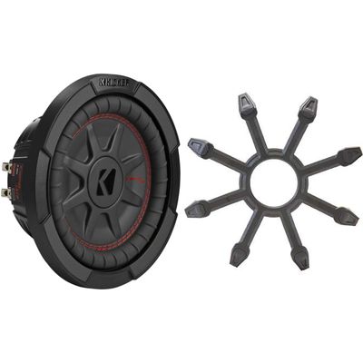 Kicker 48CWRT84 CompRT 8" Subwoofer, DVC, 4-ohm - Includes Grill