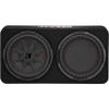 Kicker (2) 48TCWRT122 CompRT 12" subwoofer in Thin Profile Enclosure, 2ohm with Speaker Wire Bundle view 3