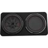 Kicker (2) 48TCWRT122 CompRT 12" subwoofer in Thin Profile Enclosure, 2ohm with Speaker Wire Bundle view 4
