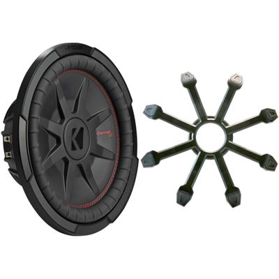 Kicker 48CWRT124 CompRT 12" Subwoofer, DVC, 4-ohm - Includes Grill
