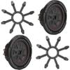 Kicker (2) 48CWRT82 CompRT 8" Subwoofer, DVC, 2-ohm - Includes Grill view 1