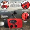 Guardian Survival Gear 4-in-1 Dynamo NOAA Weather Band, AM/FM Radio, Ultrabright LED Flashlight, Solar and USB Charging, Phone Charger view 4