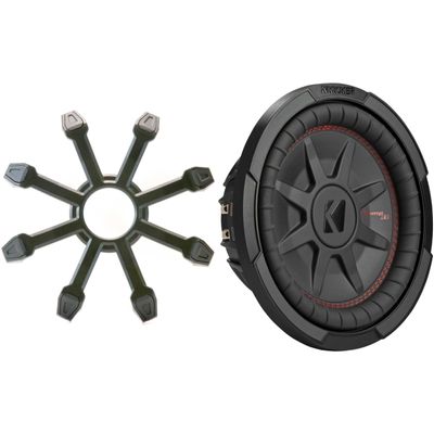 Kicker 48CWRT102 CompRT 10" Subwoofer, DVC, 2-ohm - Includes Grill
