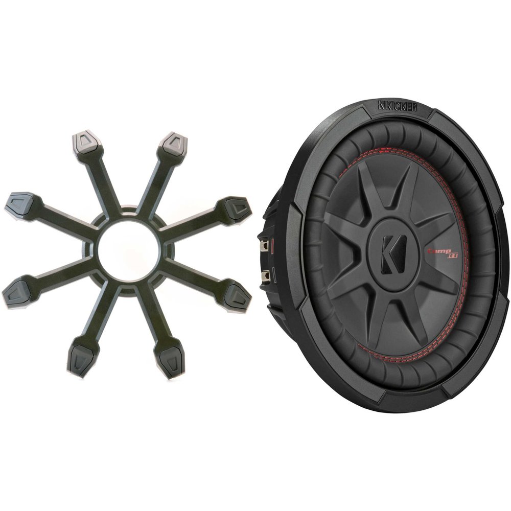 Kicker 48CWRT102 CompRT 10" Subwoofer, DVC, 2-ohm - Includes Grill