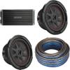 Kicker (2) 48CWRT672 CompRT 6.75" Subwoofer, DVC, 2-ohm w/ 47Key5001 Amp & Speaker Wire Bundle view 1