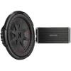 Kicker 48CWRT124 CompRT 12" Subwoofer, DVC, 4-ohm w/ 47Key5001 Amp Bundle view 1